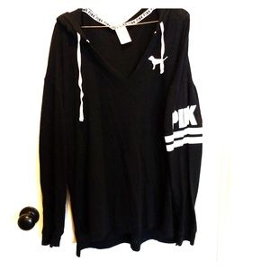 PINK black hoodie